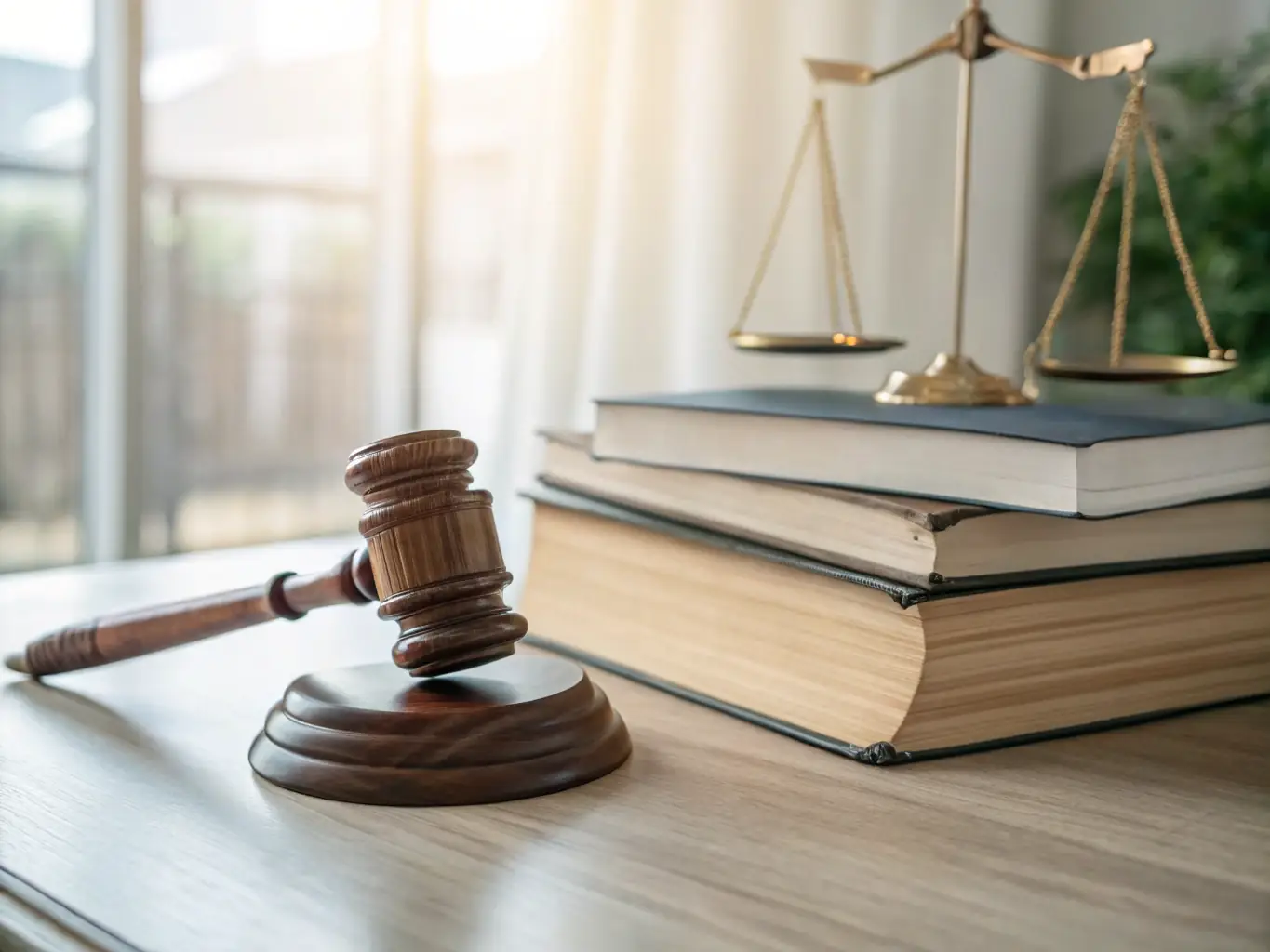 A gavel resting on a stack of legal documents, symbolizing the legal proceedings involved in the liquidation process. The background is a blurred image of a courtroom, adding to the seriousness of the scene.